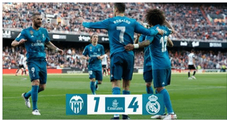 Liga – Valence vs Real Madrid (1-4): Revivez le résumé du match