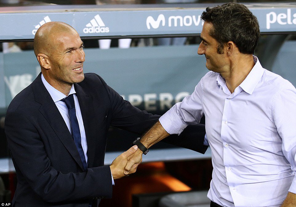 Barça-Real Madrid : la phrase de Valverde à Zidane