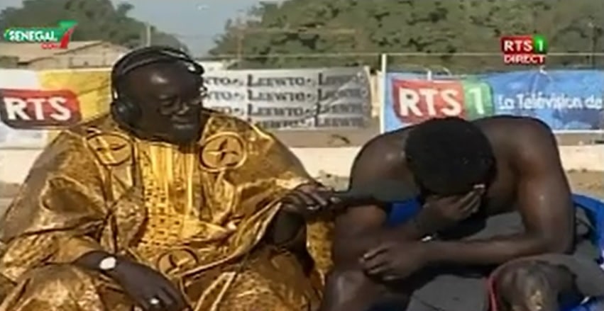 (Vidéo) L'émouvante réaction du lutteur Cheikh Walo