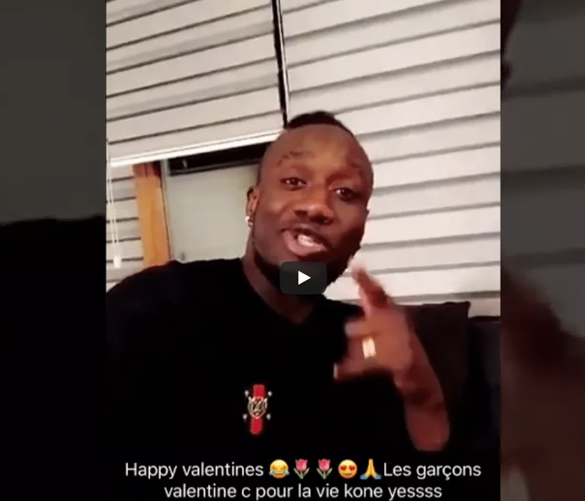Vidéo: L’international sénégalais danse »Noy Moyto Sa None » pour sa Valentine