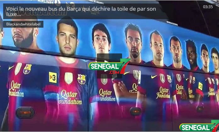 Vidéo: Voici le nouveau bus du Barça qui déchire la toile de par son luxe… – Regardez.