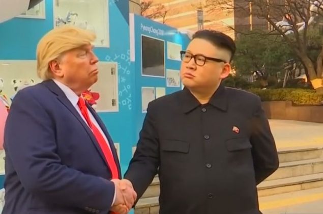 Vidéo : les sosies deux grands rivaux, Donald Trump et Kim Jong Un se sont…Regardez