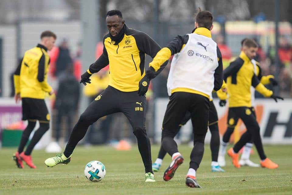 Vidéo + Photos : Les images de Usain Bolt à l'entrainement à Dortmund