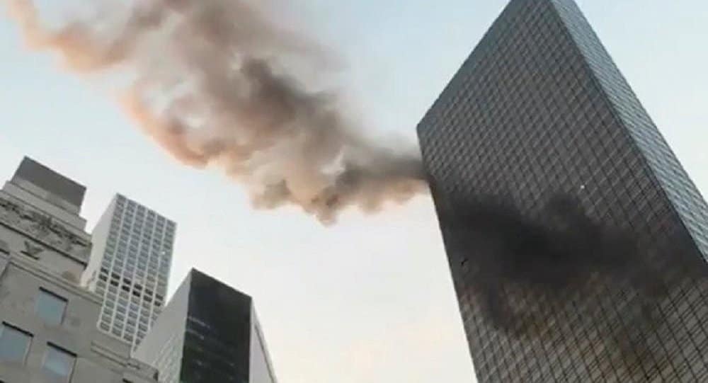Vidéo - Urgent: Incendie au 50e étage de la tour Trump