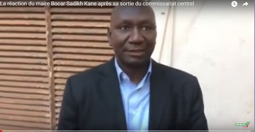 Vidéo - Bocar Sadikh Kane après sa libération: "La lutte continue, nous allons toujours dénoncer la loi sur le parrainage"