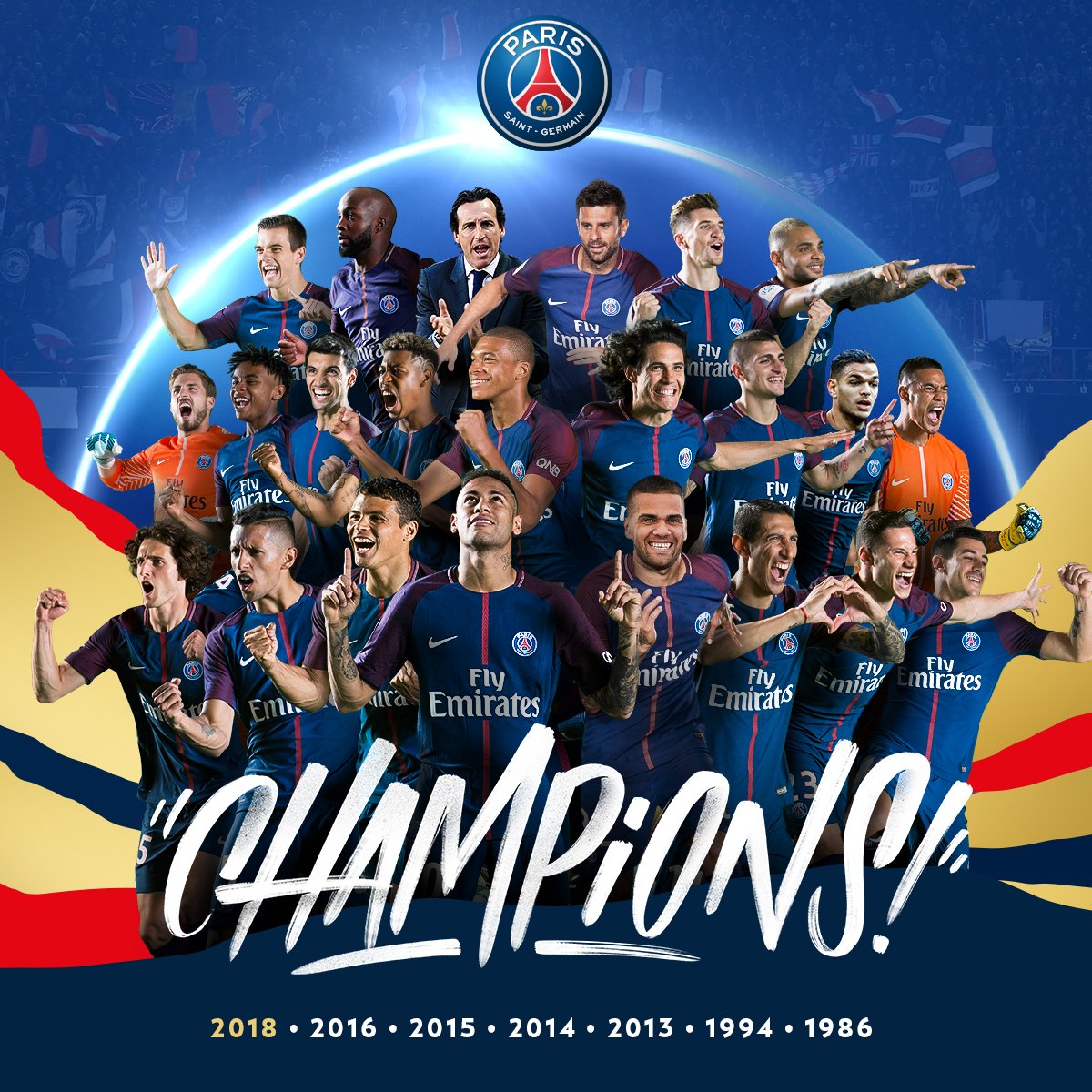 Ligue 1 Champions  PSG crowned Ligue 1 champions