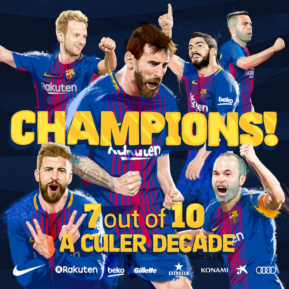 Liga : le Barça champion d'Espagne (Officiel) !