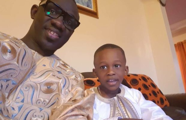 Vidéo : Pape Diouf en duo avec son jeune fils de 4 ans