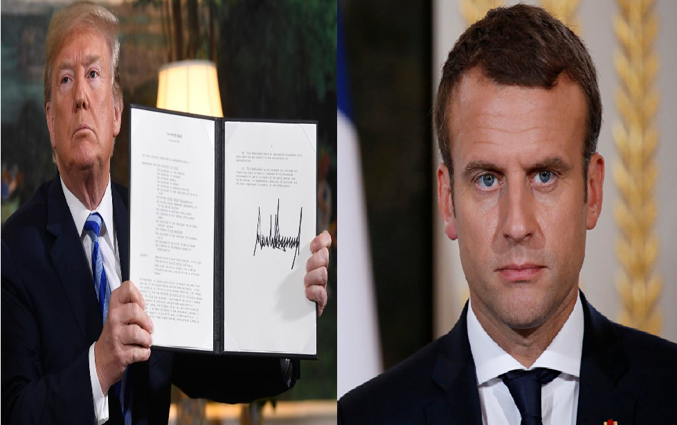 Iran: Emmanuel Macron regrette la décision de Trump