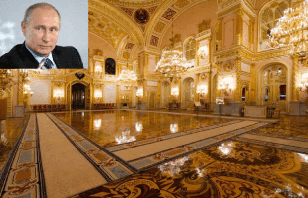 Vidéo : Kremlin, palais présidentiel russe, de l’or sur tous les murs. Regardez !