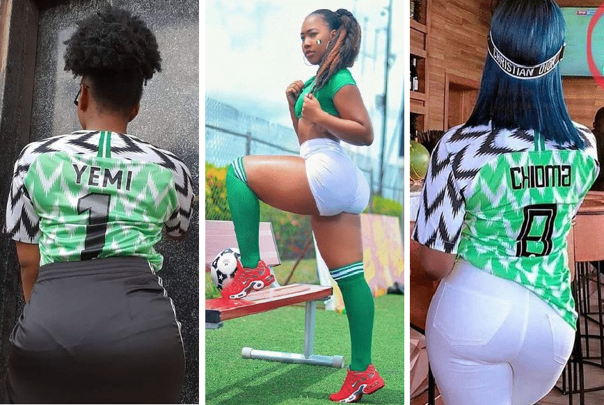 PHOTOS - Les Supportrices nigérianes plus audacieuses que les sénégalaises