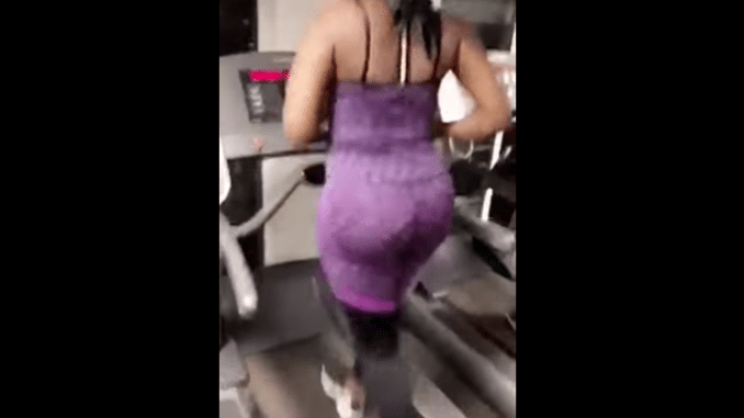 Vidéo: Cet accoutrement de Mbathio à la salle de musculation fait le buzz…