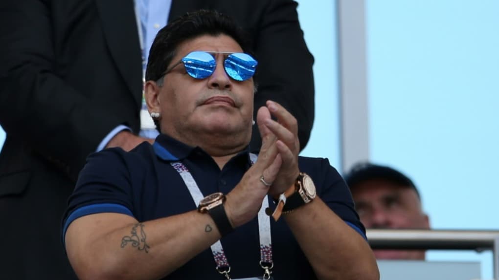 CDM-Argentine-Maradona se propose de "Coacher" gratuitement l'Albiceleste