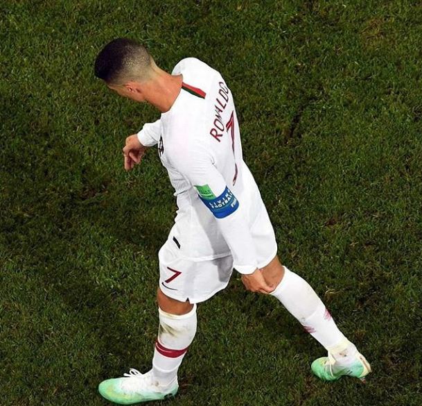 Le réaction de Cristiano Ronaldo après l'élimination du Portugal