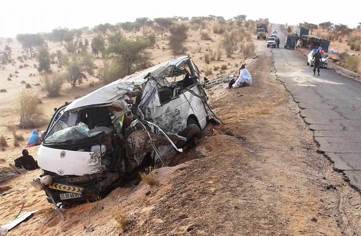 Mauritanie : Les accidents sur les routes font 12 morts en deux jours