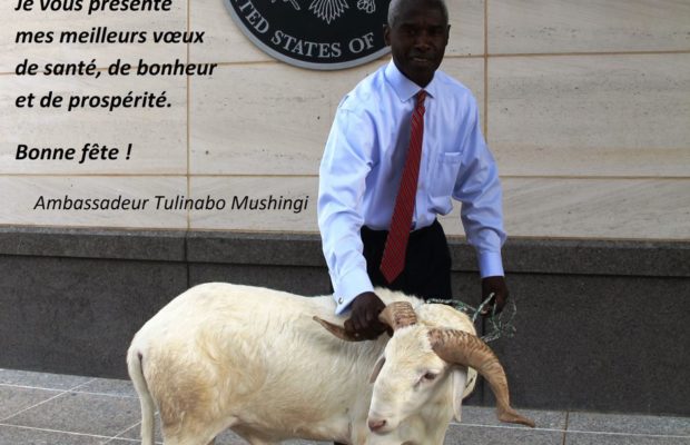 (Tabaski) Arrêt sur image: L'ambassadeur des USA pose avec son mouton