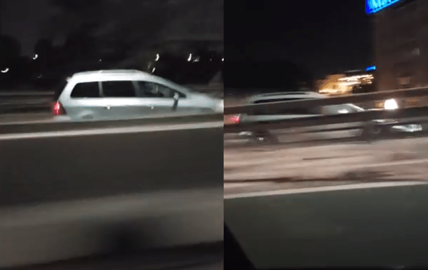 (Vidéo) : Les images folles du chauffeur ivre qui a pris contresens