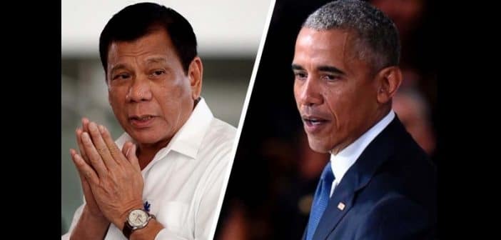 « Fils de p*te » : Le président philippin insulte Barack Obama puis...