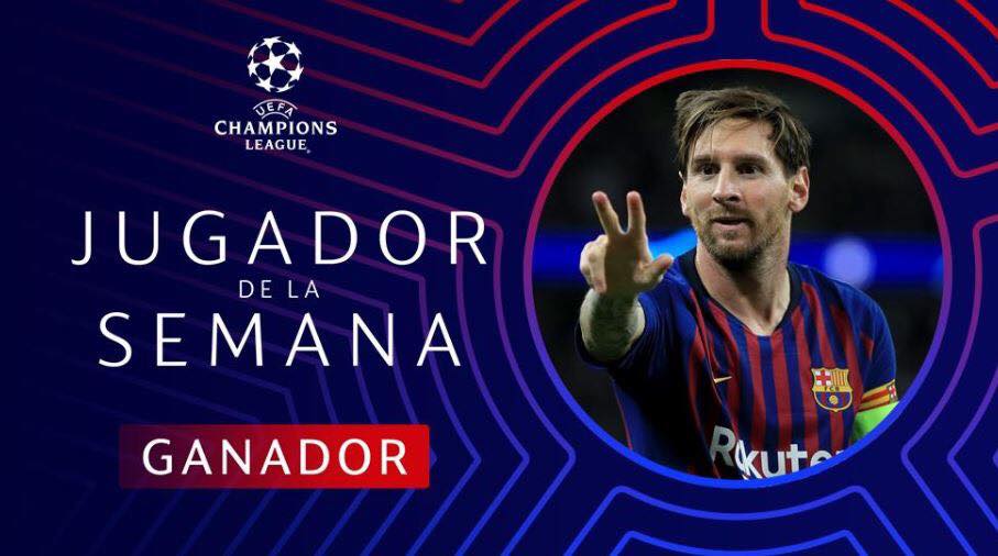 Champions League : Lionel Messi, joueur de la 2eme semaine