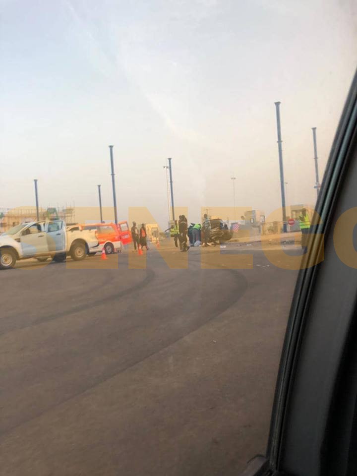 ( 04 Photos)- Urgent: L’Autoroute Ila Touba enregistre son 1er accident