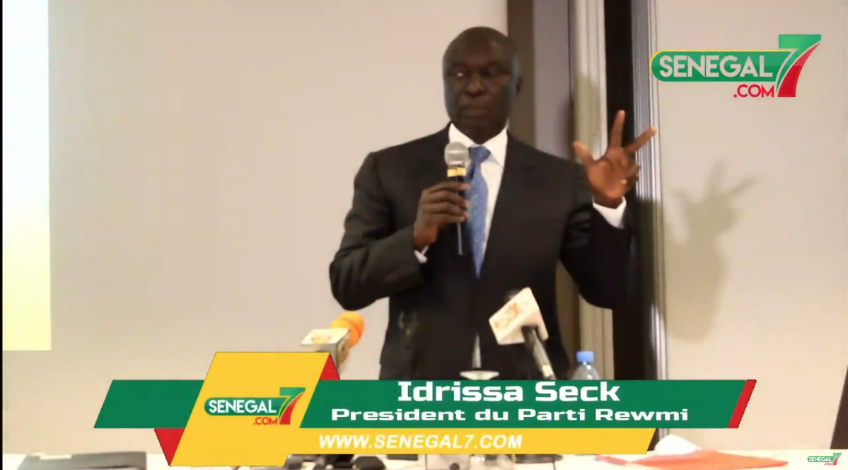 (Vidéo) Idrissa Seck "l'emploi c'est le coeur de tous ce nous faisons..."