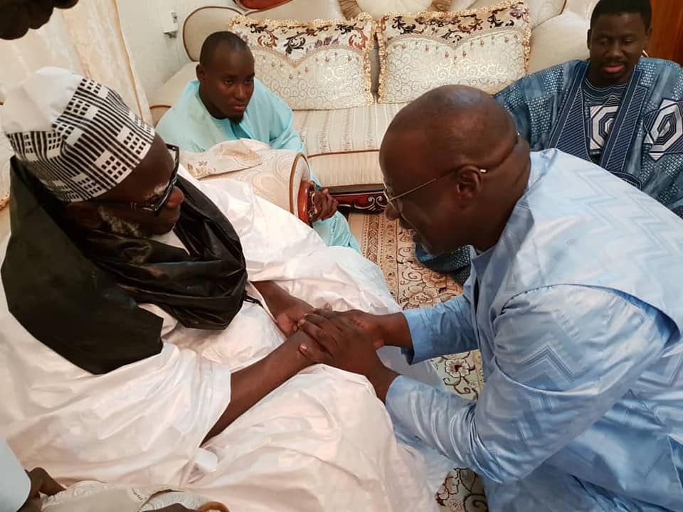 Touba: Le patron du Meds, Mbagnick Diop reçu par le Khalife Général des Mourides