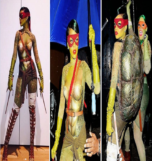 07 photos - Halloween : Rihanna se déguise en "Tortue Ninja"