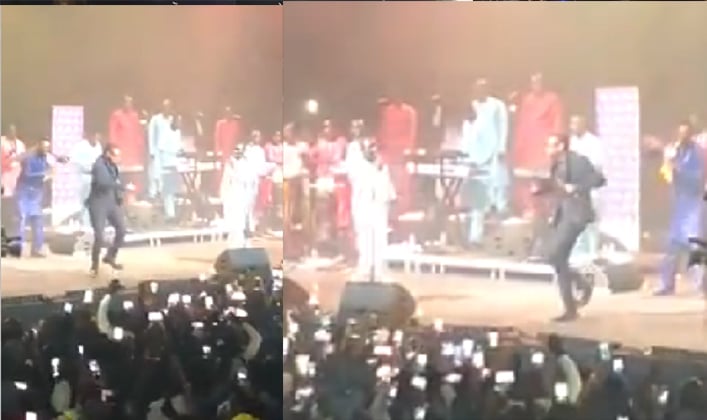 (Vidéo) Bercy : Admirez les pas de danse de Youssou Ndour avec Pape Diouf