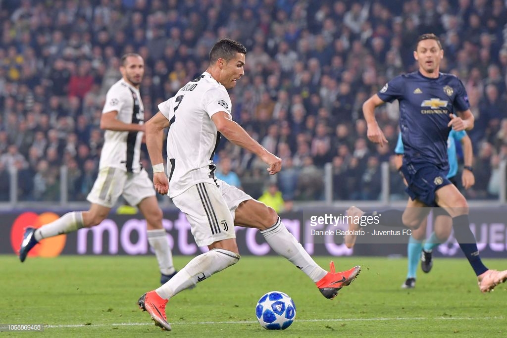 (Vidéo) Ronaldo marque son premier but en Ligue des Champions avec la Juve