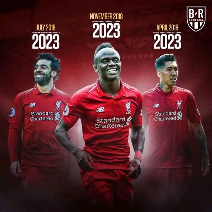 Liverpool: Le trio Salah, Mané, Firminho rempile jusqu’en 2023