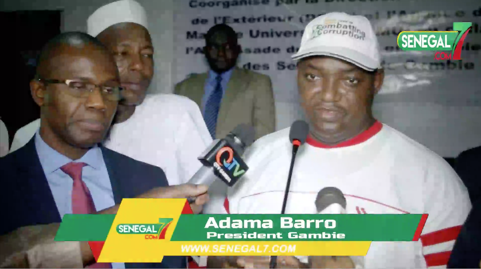 (Vidéo) Adama Barrow : "Macky moy Makk may rakk bi dagnou wara..."