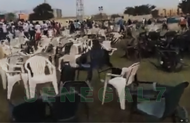 (Vidéo) Une violente bagarre s'éclate à la Cérémonie d’investiture de Macky Sall