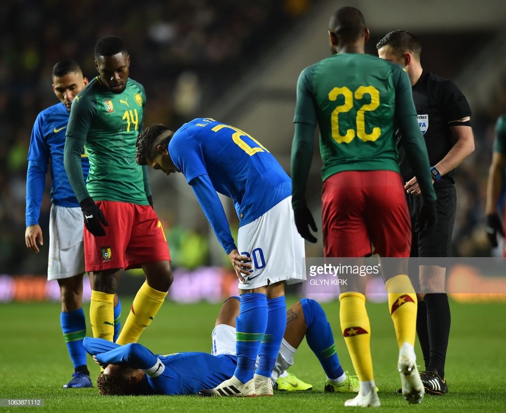 (Vidéo) Foot : le Brésil bat le Cameroun malgré la blessure de Neymar