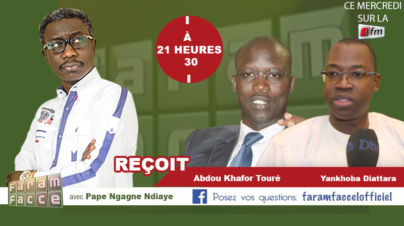 Faram facce : Pape Ngagne Ndiaye reçoit Abdou Khafor Touré (Apr) et Yankhoba Diattara (Rewmi)