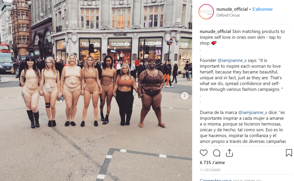 Des femmes se déshabillent en plein cœur de Londres pour dénoncer les diktats de la minceur de Victoria's Secret