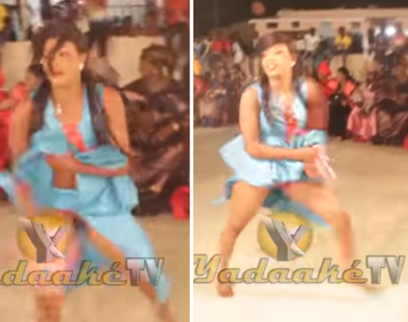 VIDEO - Sabar : Cette danseuse n'a pas fait dans la dentelle (attention aux yeux)
