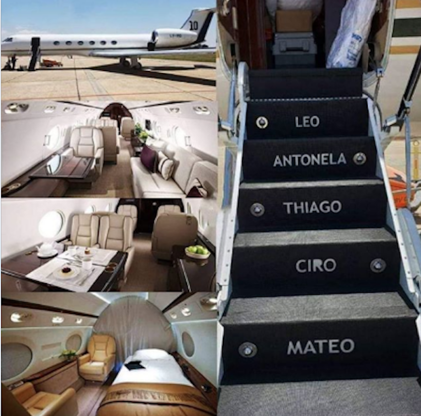 Arrêt sur image : Messi s'offre un jet privé à 13M$
