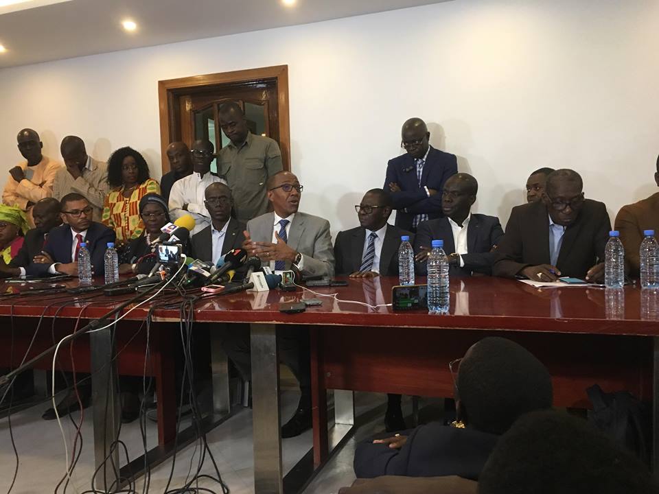 Présidentielle de 2019 : Idy, Gackou, Abdoul Mbaye et Cie s’engagent à ne pas corriger les parrainages rejetés