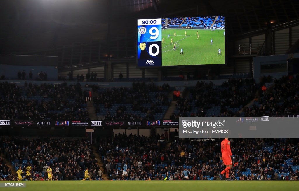 (Vidéo) Man City pulvérise Burton Albion 9-0