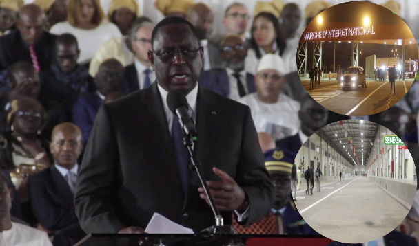 Vidéo : Diamniadio - Inauguration de la gare des gros porteurs et du marché d'intérêt national: Macky Sall se félicite de la réalisation