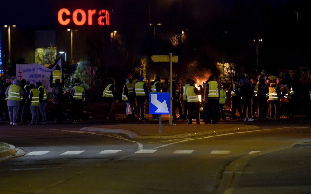 France - (Lorraine) : Un journaliste agressé par un "Gilet jaune"