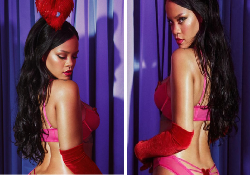 03 photos - Rihanna lance sa collection pour la Saint-Valentin (attention aux yeux)
