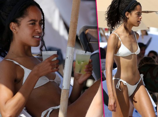 Photos: Malia Obama profite de ses vacances en bikini à la plage !