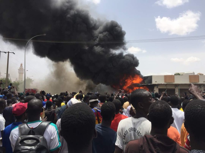 Touba : Un incendie d’une rare violence ravage le Marché Ocass