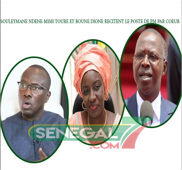 Souleymane Ndéné,Mimi et Dionne récitent le poste de PM par cœur : Faut-il un nouvel apprenant ?