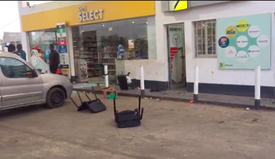 Diakhaye : Des assaillants attaquent une station à essence et remporte 2700.000 FCFA
