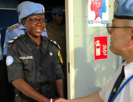 Minusca en Centrafrique : Ndèye Fatou Ndiaye, commandant de peloton