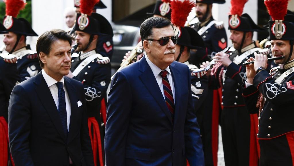 Le Premier ministre libyen Fayez el-Sarraj à Rome en quête de soutiens