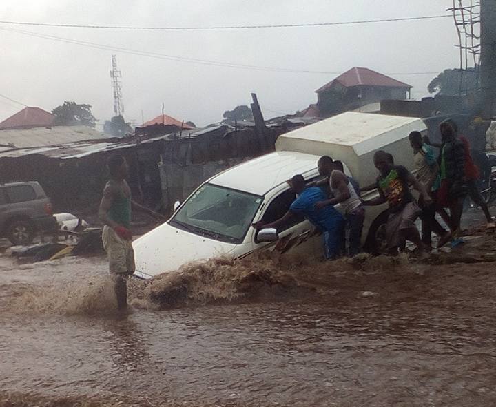 Guinée : inondations dans un quartier de Conakry
