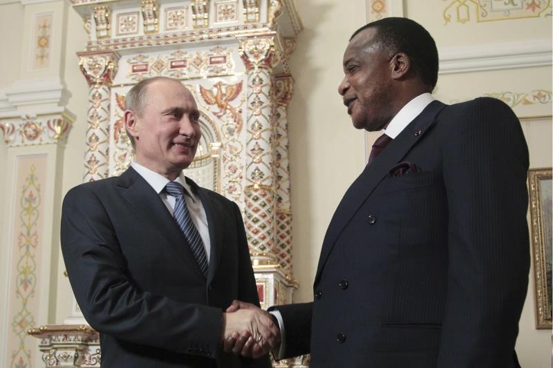 Congo Brazza: le président Sassou-Nguesso reçu par Vladimir Poutine
